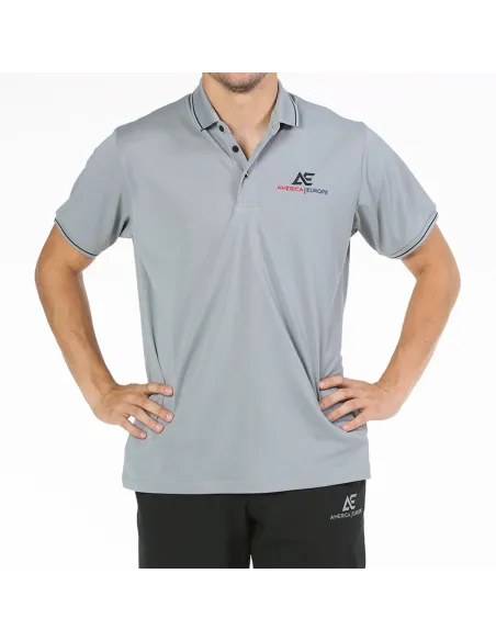 Polo Bullpadel Hindu 060 Ceniza |BULLPADEL |Abbigliamento da padel BULLPADEL