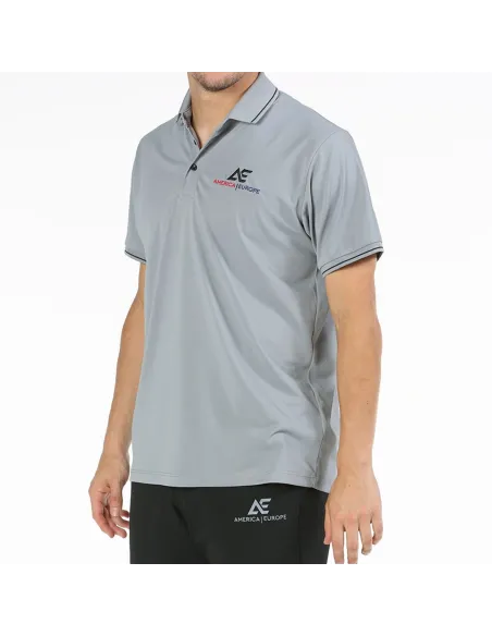 Polo Bullpadel Hindu 060 Ceniza |BULLPADEL |Abbigliamento da padel BULLPADEL