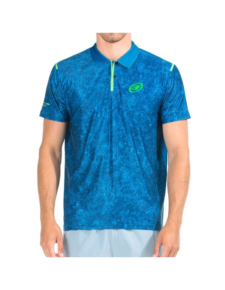 Polo Bullpadel Atei Blu Scuro |BULLPADEL |Abbigliamento da padel BULLPADEL