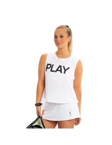 Rs Camiseta Tirantes Crop Mujer |RS PADEL |Vêtements de pade RS PADEL