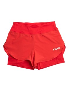 Pantalón Corto Nox Fit Pro Rojo Mujer |NOX |Vêtements de pade NOX