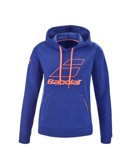 Sudadera Babolat Exercise Azul Mujer |BABOLAT |Ropa de pádel BABOLAT
