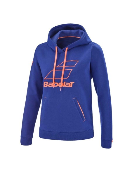 Sweatshirt Babolat Exercise Blue Woman |BABOLAT |BABOLAT padel clothing Sweatshirt Babolat Exercise Blue Woman |BABOLAT |BABOLAT padel clothing