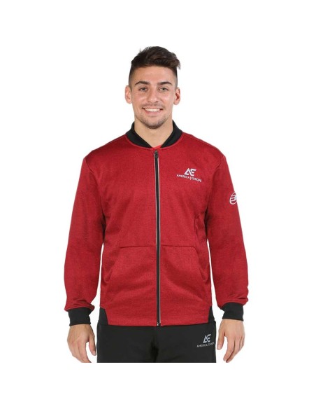 Sudadera Bullpadel Keliox 103 Rojo Vigore |BULLPADEL |Ropa de pádel BULLPADEL