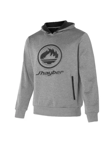 J.Hayber Touch Black Sweatshirt Da2772-200 |J HAYBER |J HAYBER padel clothing