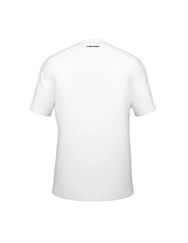 Head Play Tech T-Shirt Uni Men 811724 Wh |HEAD |HEAD padel clothing