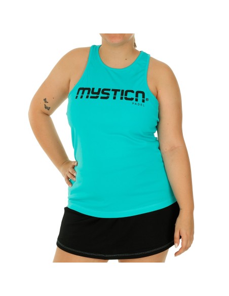 Mystica SS24 Black Women's T-shirt |MYSTICA |MYSTICA padel clothing Mystica SS24 Black Women's T-shirt |MYSTICA |MYSTICA padel clothing