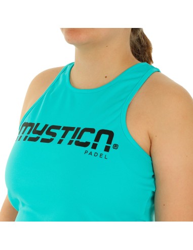 T-shirt Mystica Ss24 Black da Donna |MYSTICA |Abbigliamento da padel MYSTICA
