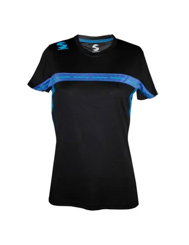 Padel Softee Club Women's T-shirt White Violet Green |SOFTEE |Padel clothing