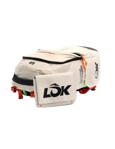 Mochila Lok Maxx Offwhite Blanco Naranja |LOK |Padel backpacks 2