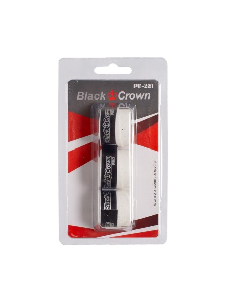 Blister 3 Overgrips Black Crown A000406.001.1 Blancos |BLACK CROWN |Overgrips Blister 3 Overgrips Black Crown A000406.001.1 Blancos |BLACK CROWN |Overgrips