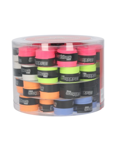 Cubo 60 Overgrips Lisos Black Crown A000404 Colores |BLACK CROWN |Overgrips