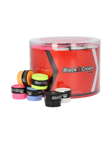 Cubo 60 Overgrips Lisos Black Crown A000404 Cores |BLACK CROWN |Sobrepunhos