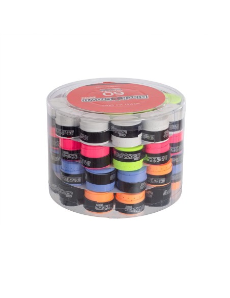60 Perforated Overgrips Tub Black Crown Multicolor |BLACK CROWN |Overgrips 60 Perforated Overgrips Tub Black Crown Multicolor |BLACK CROWN |Overgrips
