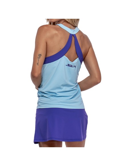 Camiseta feminina sem mangas Siux Pleat |SIUX |Roupa de padel
