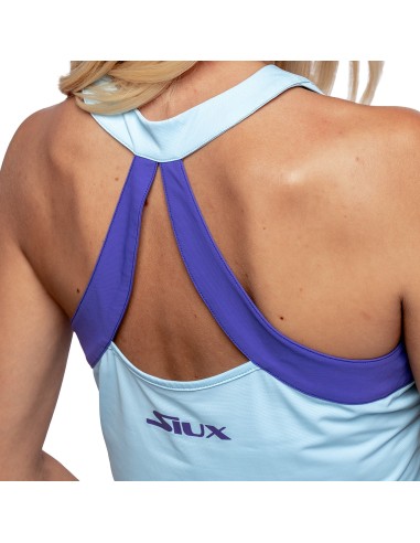 Camiseta feminina sem mangas Siux Pleat |SIUX |Roupa de padel