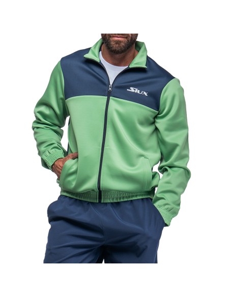 CHAQUETA SIUX BAND HOMBRE VERDE/MARINO |SIUX |Vêtements de padel