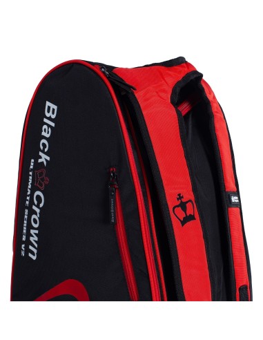 Padel Bag Black Crown Ultimate Series V2 Black Red A001837.A23.1 |BLACK CROWN |Paddle accessories
