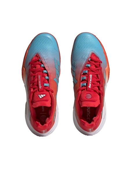 Adidas Barricade Clay Vermelho Cinza Mulher Hq8427 |ADIDAS |Sapatilhas de padel ADIDAS