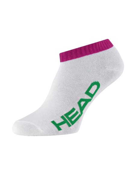 Calcetines Head 1P Sneaker Rosa Verde |HEAD |Ropa de pádel