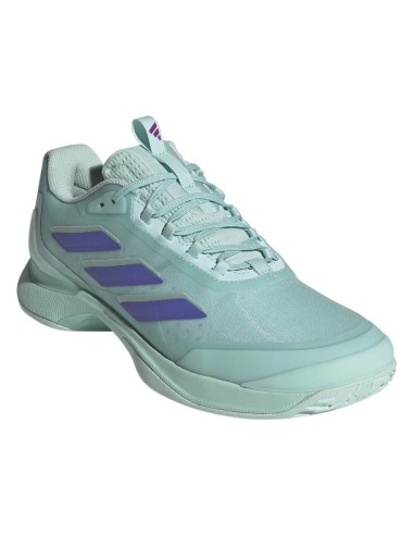 Adidas Avacourt 2 IDT IF9138 BLEU TURQUOISE |Adidas BM SportTech |Chaussures de padel