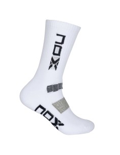 Calcetines Nox Media Caña Blanco Gris