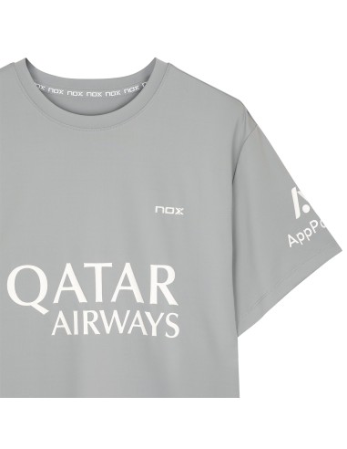 NOX SPONSORISE LE T-SHIRT AT10 T24CASPATWH |NOX |Vêtements de padel