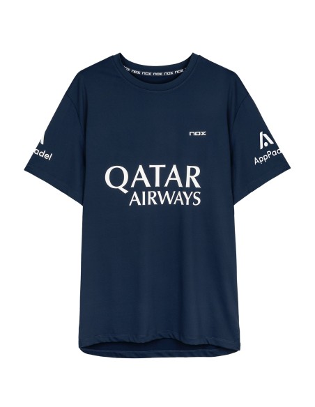 NOX SPONSORISE LE T-SHIRT AT10 T24CASPATWH |NOX |Vêtements de padel