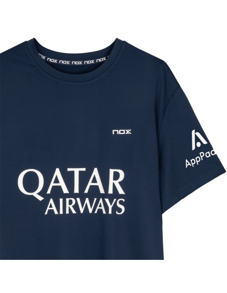NOX SPONSORISE LE T-SHIRT AT10 T24CASPATWH |NOX |Vêtements de padel