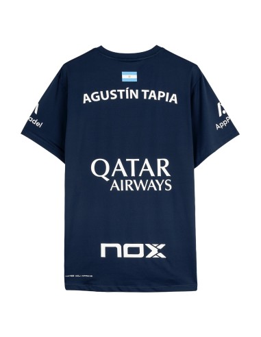 NOX SPONSORISE LE T-SHIRT AT10 T24CASPATWH |NOX |Vêtements de padel