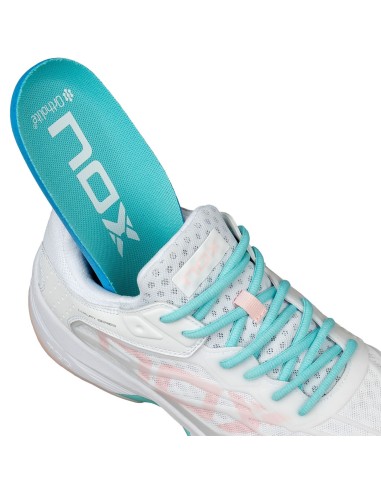 Nox At10 Lux Calatluxwhpo White Woman |NOX |Padel shoes