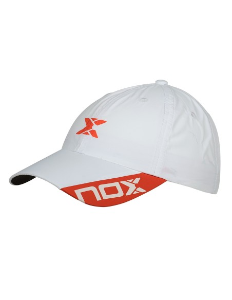Gorra Nox Blanca Logo Rojo Goblaroj |NOX |Complementos pádel