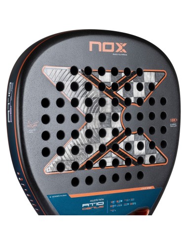 Nox At10 Genius Attack 18K Alum By Agustin Tapia 2025 |NOX |Palas de pádel