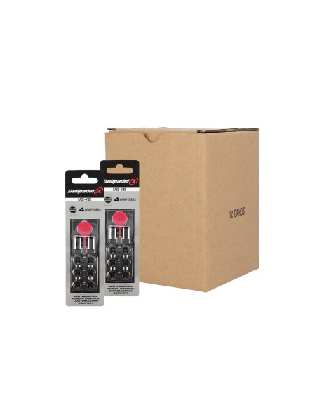 Caja 12 Uds - Blister (4 Uds) Antivibrazione Ease Vibe Bullpadel 005 Nero |BULLPADEL |Accessori per padel Caja 12 Uds - Blister (4 Uds) Antivibrazione Ease Vibe Bullpadel 005 Nero |BULLPADEL |Accessori per padel