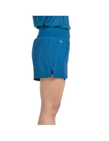 CALÇÕES DE POLIÉSTER FEMININO BULLPADEL DICTIO 031 TINTA AZUL |BULLPADEL |Roupa de padel
