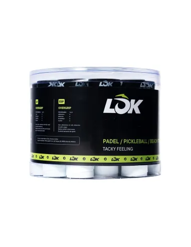 Cubo Lok Di Overgrips X60 Bianco |LOK |Accessori per padel
