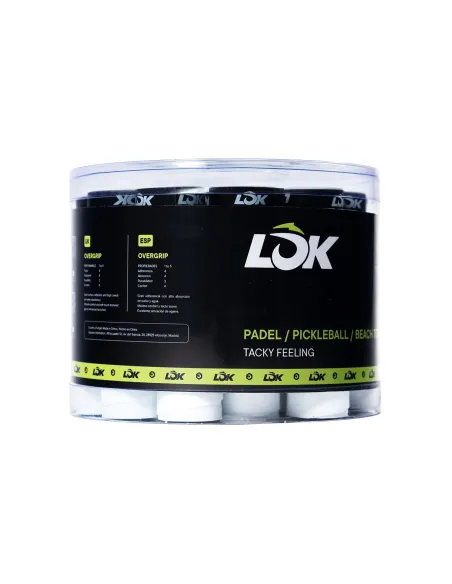 Cubo Lok Di Overgrips X60 Bianco |LOK |Accessori per padel
