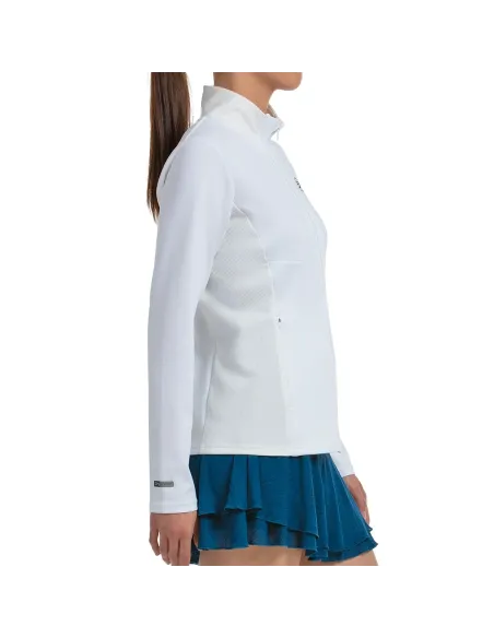 SWEAT-SHIRT FEMME BULLPADEL DESNA 012 BLANC |BULLPADEL |Vêtements de padel SWEAT-SHIRT FEMME BULLPADEL DESNA 012 BLANC |BULLPADEL |Vêtements de padel