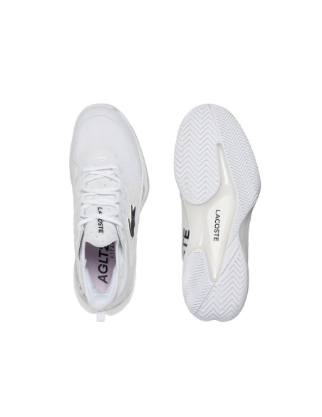 Lacoste Ag-Lt Lite 48F097 21G Bianco Donna |LACOSTE |Scarpe da padel Lacoste Ag-Lt Lite 48F097 21G Bianco Donna |LACOSTE |Scarpe da padel