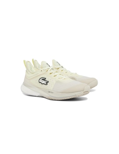 Lacoste Ag-Lt Lite 48F098 Ai9 Beige Femme |LACOSTE |Chaussures de padel