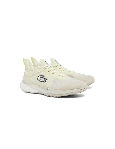 Lacoste Ag-Lt Lite 48F098 Ai9 Beige Mujer |LACOSTE |Zapatillas de pádel