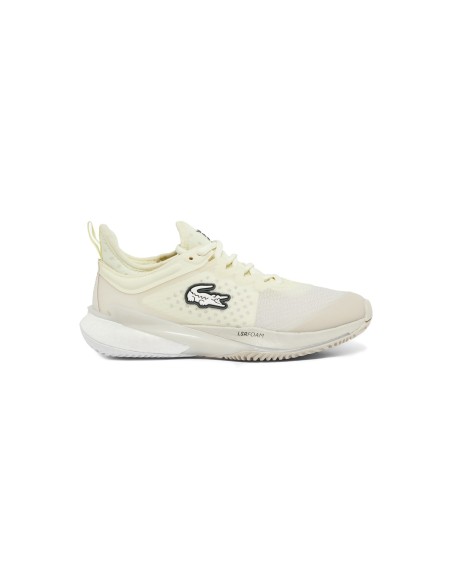 Lacoste Ag-Lt Lite 48F098 Ai9 Beige Femme |LACOSTE |Chaussures de padel
