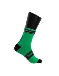 Chausettes Vibor-A Kait Mi-Haut Vert/Noir
