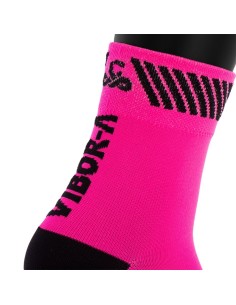 Socks Vibor-A Kait Mid-Calf Pink/Black