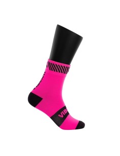 Chausettes Vibor-A Kait Mi-Haut Rose/Noir |VIBOR-A |Vêtements de padel 2