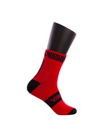 Calcetines Vibor-A Kait Media Caña Rojo/Negro |VIBOR-A |Vêtements de padel