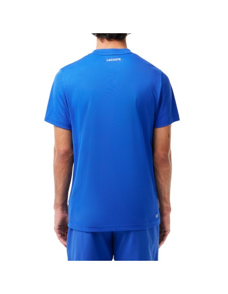 T-Shirt Lacoste Team Player Bleu |LACOSTE |Vêtements de padel