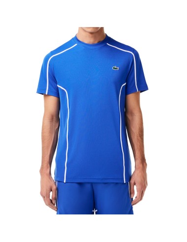 T-Shirt Lacoste Team Player Blu |LACOSTE |Abbigliamento da padel