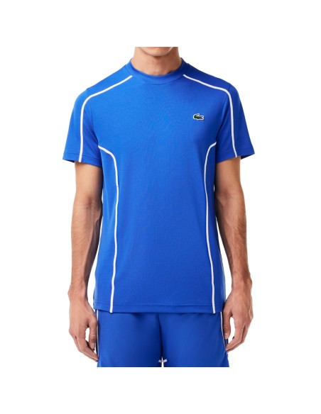 T-Shirt Lacoste Team Player Blu |LACOSTE |Abbigliamento da padel