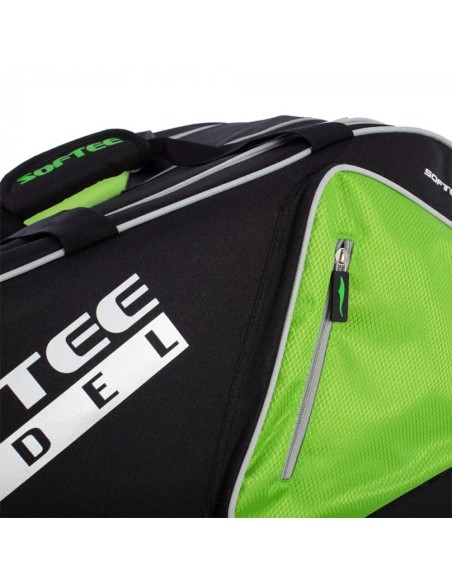 Paletero Softee Padel Square 24279.018.1 Verde Flúor |SOFTEE |Complementos pádel